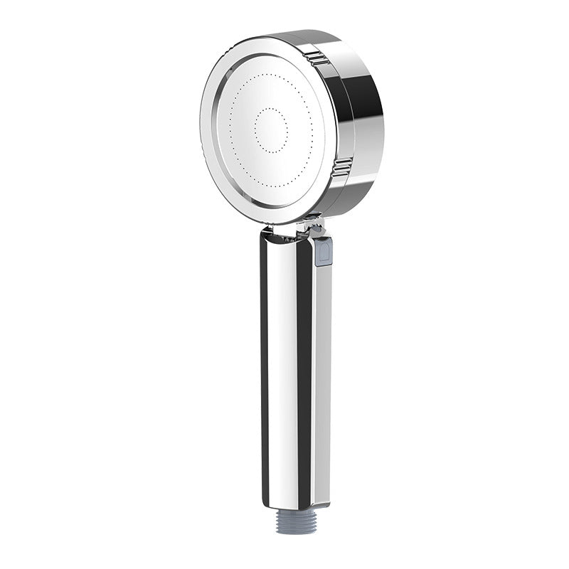 BowLift | Metal Shower Heads Round Handheld Adjustable Shower Heads with Self-Cleaning