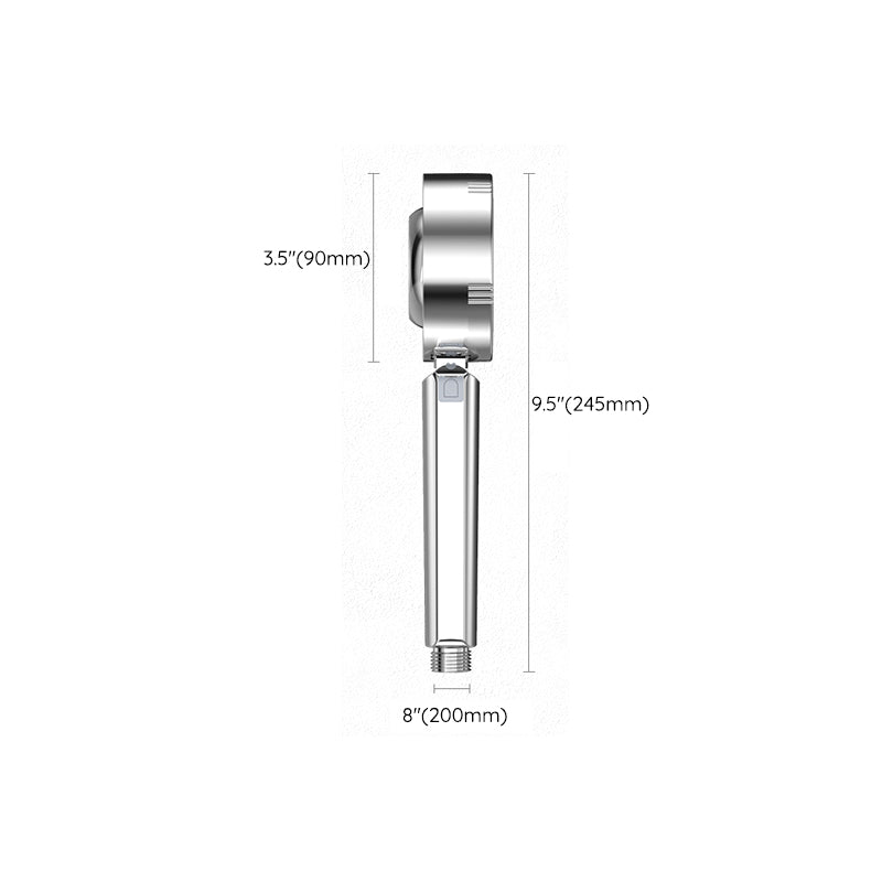 BowLift | Metal Shower Heads Round Handheld Adjustable Shower Heads with Self-Cleaning