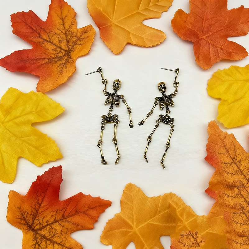 BowLift | Halloween decorative skull earrings