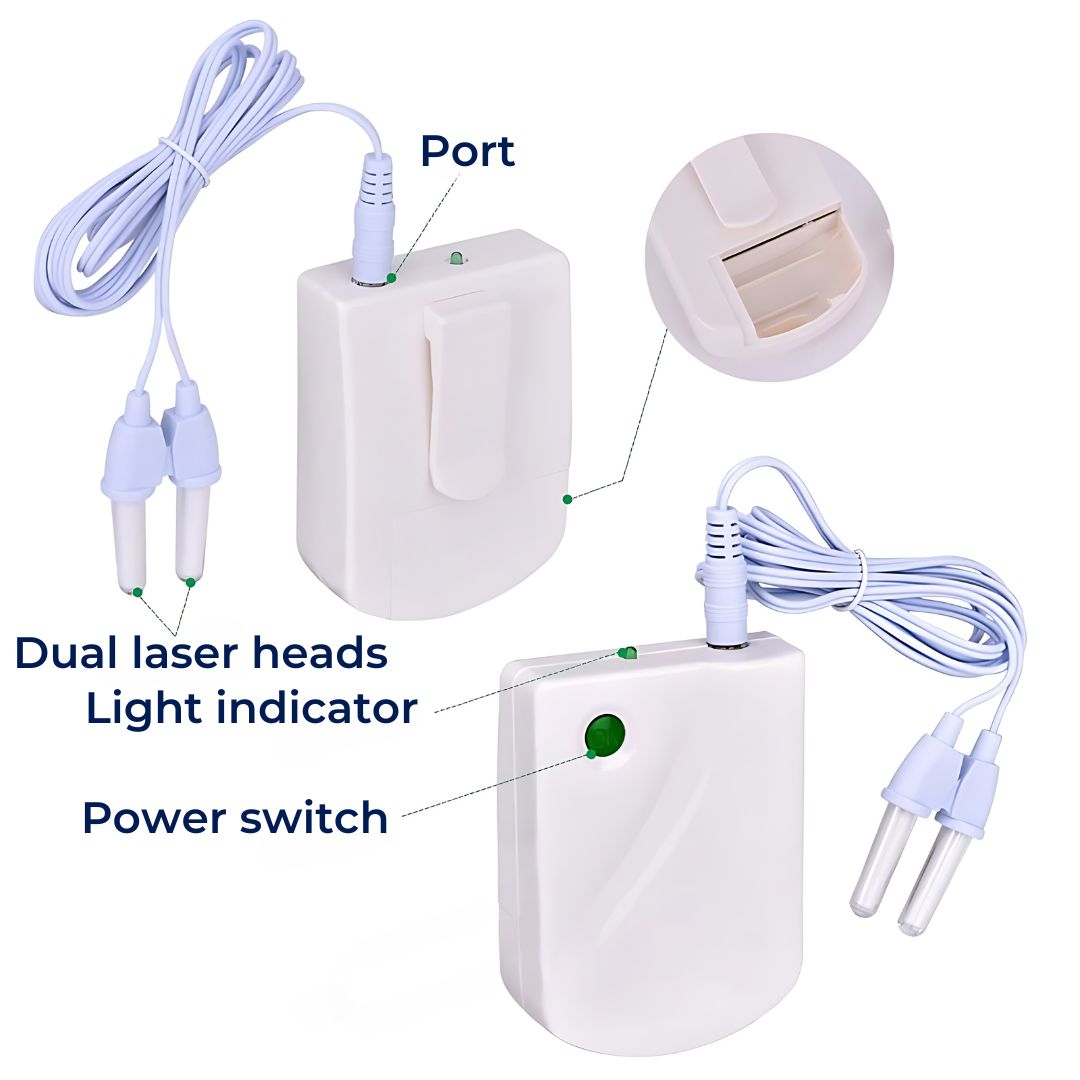 BowLift | Infrared Therapy Device for Allergic Rhinitis and Runny Nose Relief, Comfortable Nasal Congestion Treatment