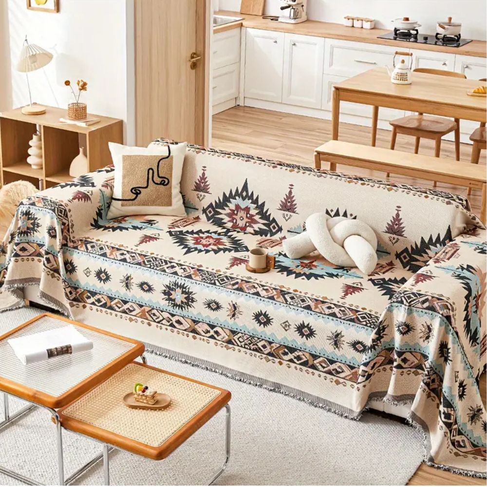 BowLift | Tribal Weave Sofa Cover