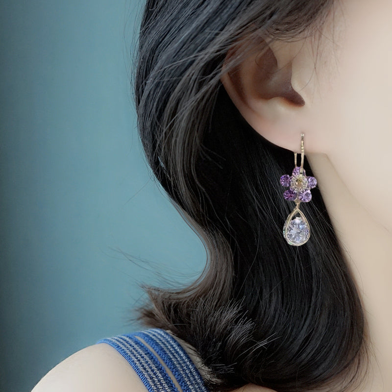 BowLift | Fashion Flower Crystal Earrings