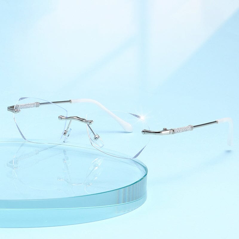BowLift | Fashionable rimless anti-blue light reading glasses