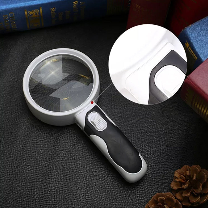 BowLift | 20X Optical Handheld Backlit Magnifier For Reading