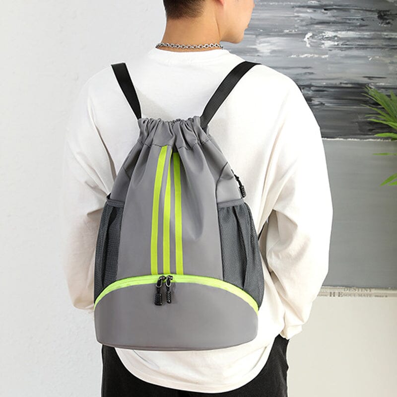 BowLift | Large Nylon Drawstring Tote Backpack
