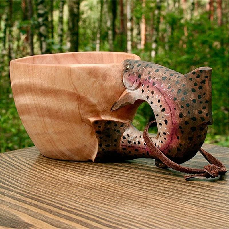 BowLift | Animal Outdoor Wooden Cup