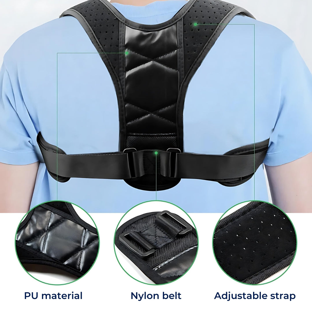 BowLift | Adjustable Back Brace Posture Corrector for Chronic Pain Relief and Daily Comfort Support