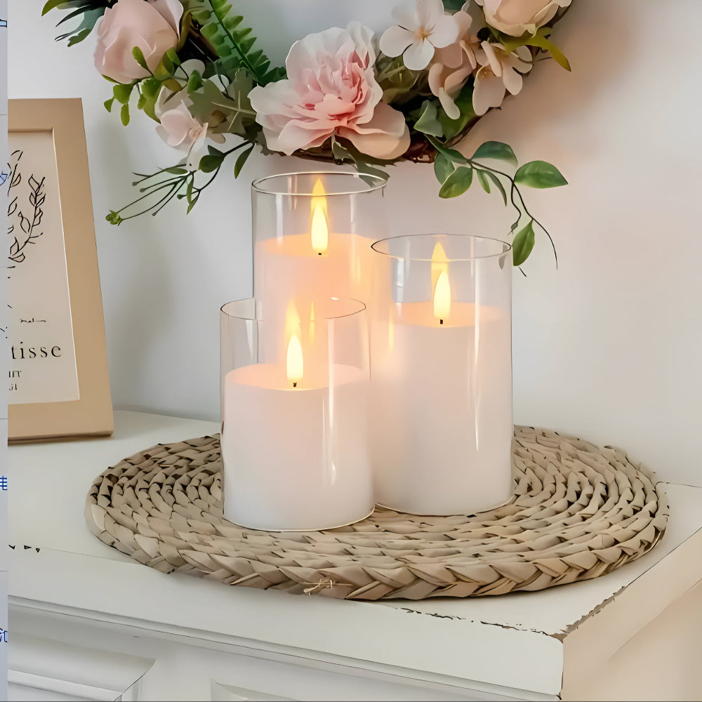 BowLift | Ethereal 3D Flameless Candle | 3pcs Set