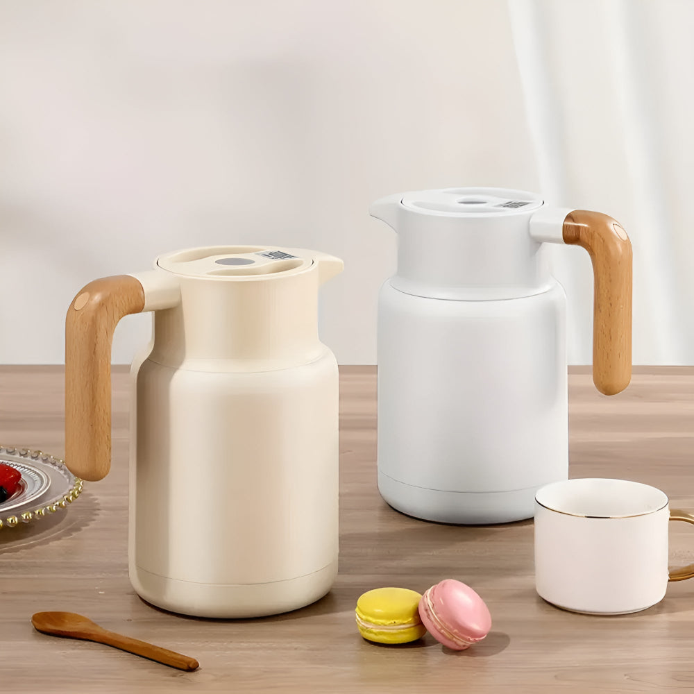BowLift | Classic Wooden Handle Thermal Carafe