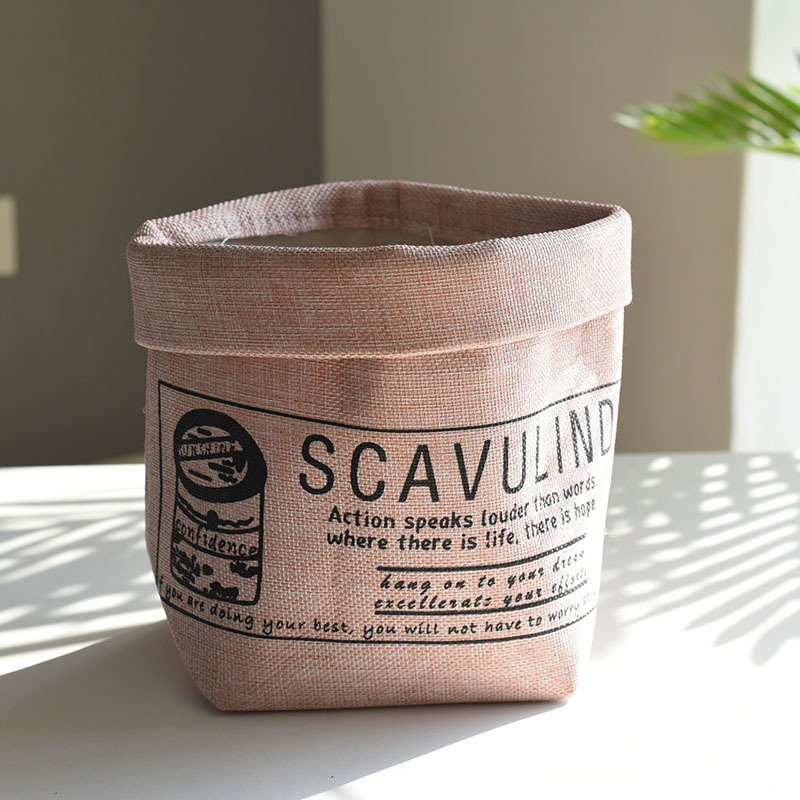 BowLift | Decorative fabric plant pot with print – Versatile storage pot for plants and decor