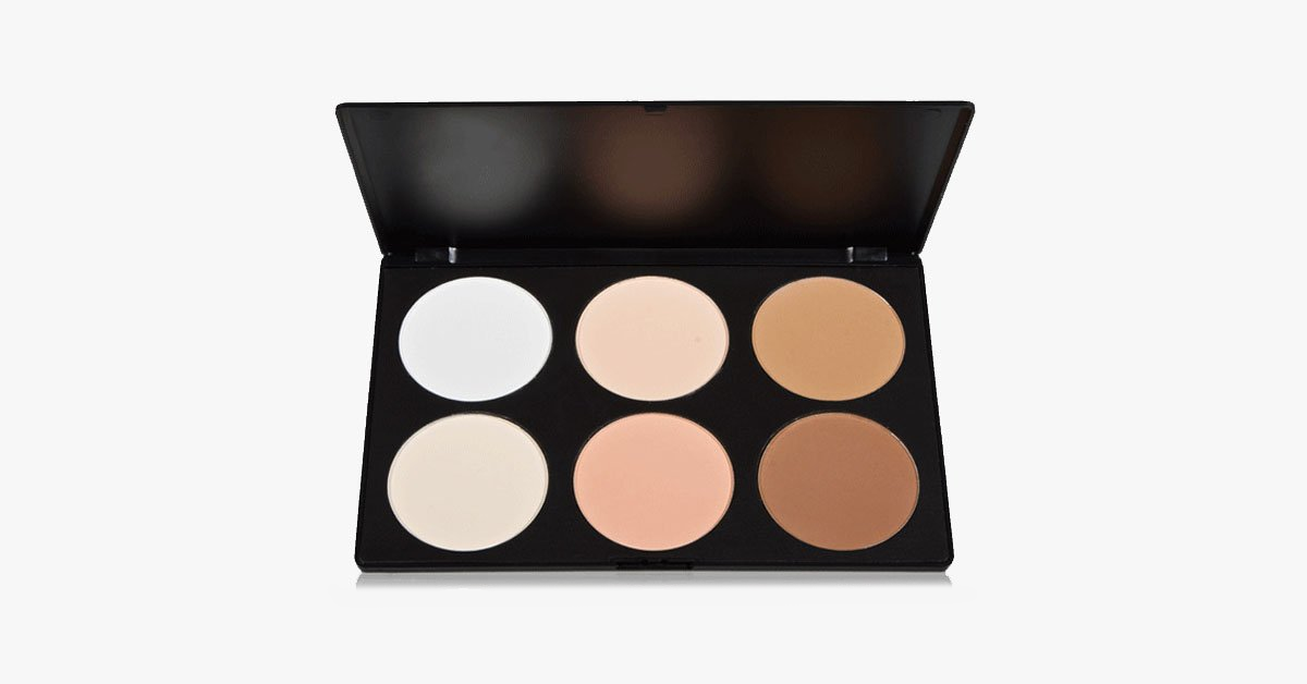 BowLift | Blush Bronzer with 6 matte powder shades - Gives you a perfectly polished makeup