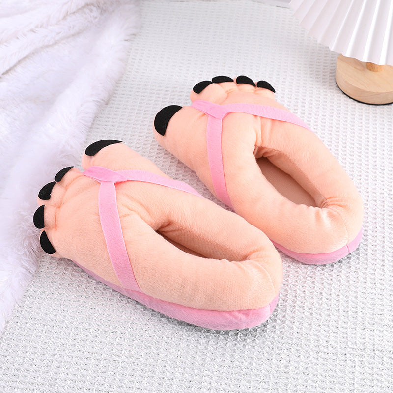 BowLift | Funny Foot Plush Novelty Slippers