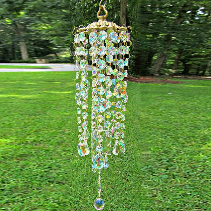 BowLift | Aurora Crystal Glass Wind Chime