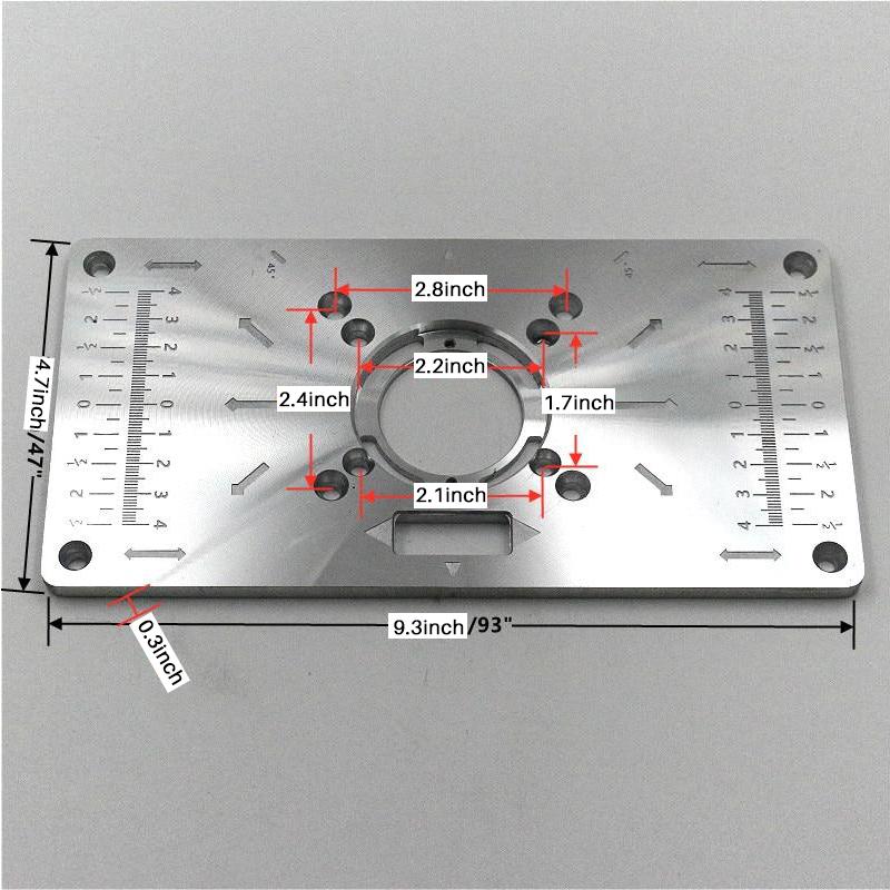 BowLift | Aluminum Router Table Insert Plate