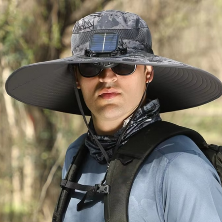 BowLift | Ultimate Outdoor Sun Hat with Rechargeable LED and Wide Brim