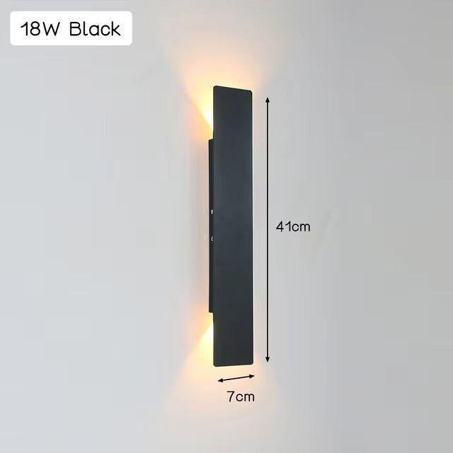 BowLift | Light - Modern weatherproof LED wall lamp made of aluminum for outdoor use