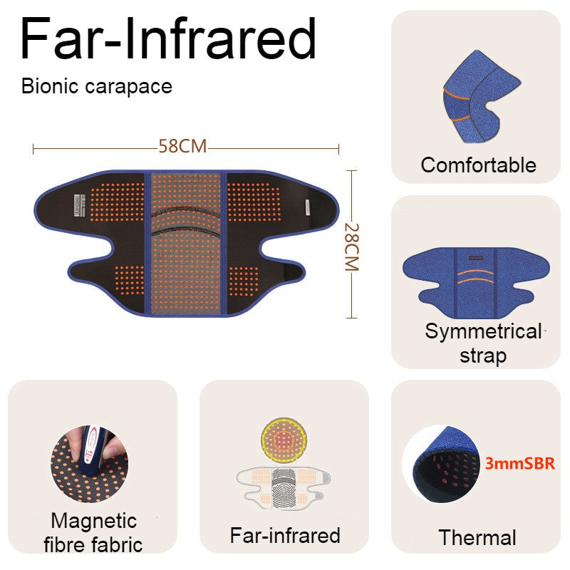 BowLift | Far Infrared Thermal Knee Warmer, with Super Warm Fabric & Bionic Carapace Design, for Winter, Travel & Outdoors