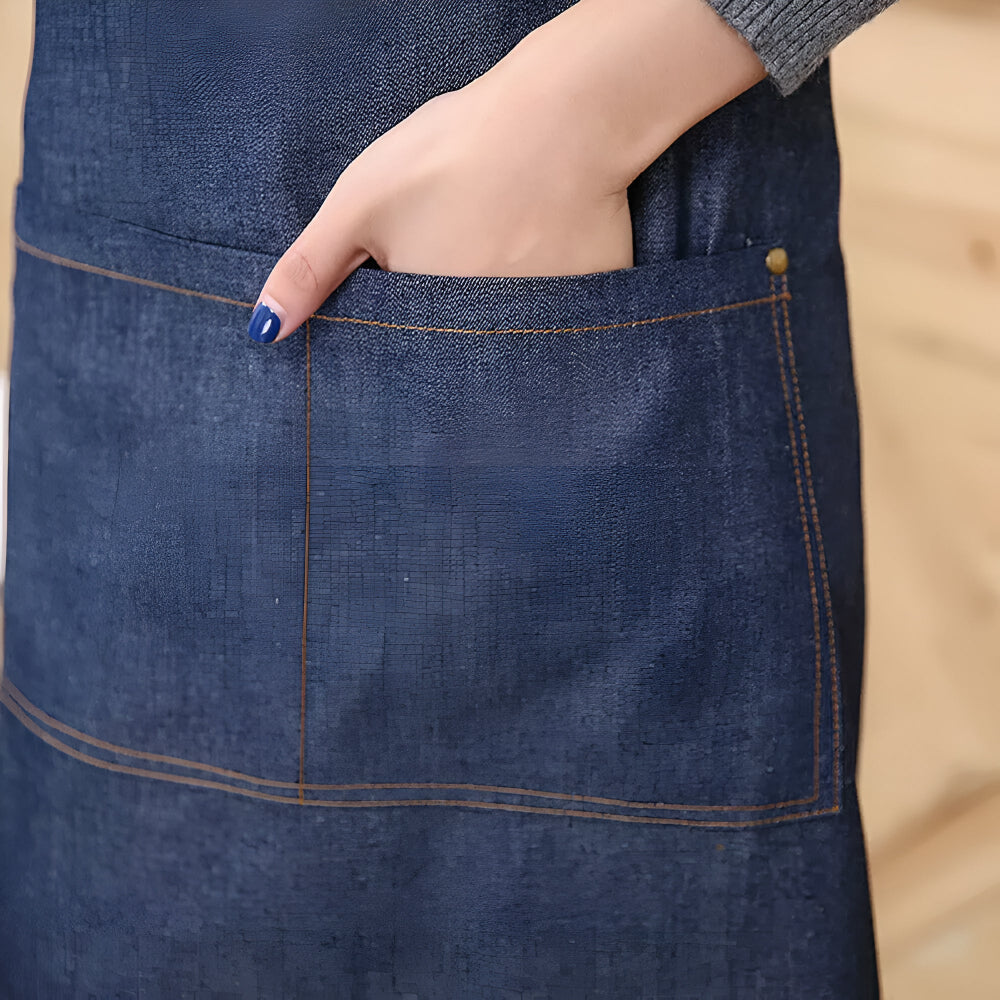 BowLift | Adjustable Denim Apron