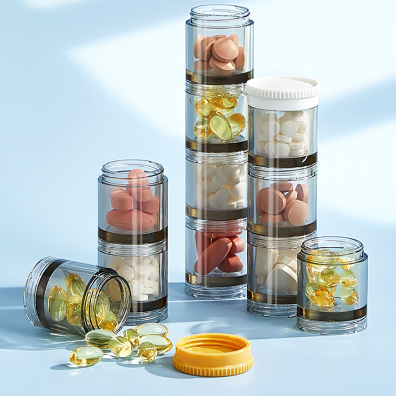 BowLift | Portable high-capacity weekly pill box