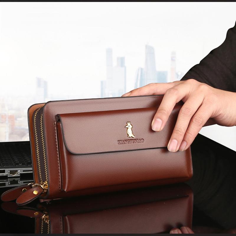 BowLift | Double Zipper Clutch Wallet for Men