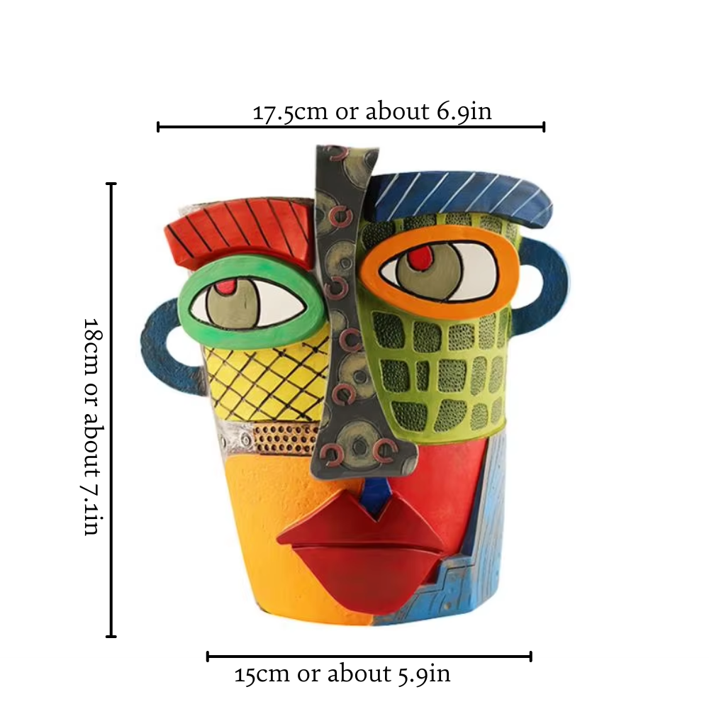 BowLift | Abstract Face Flower Pot