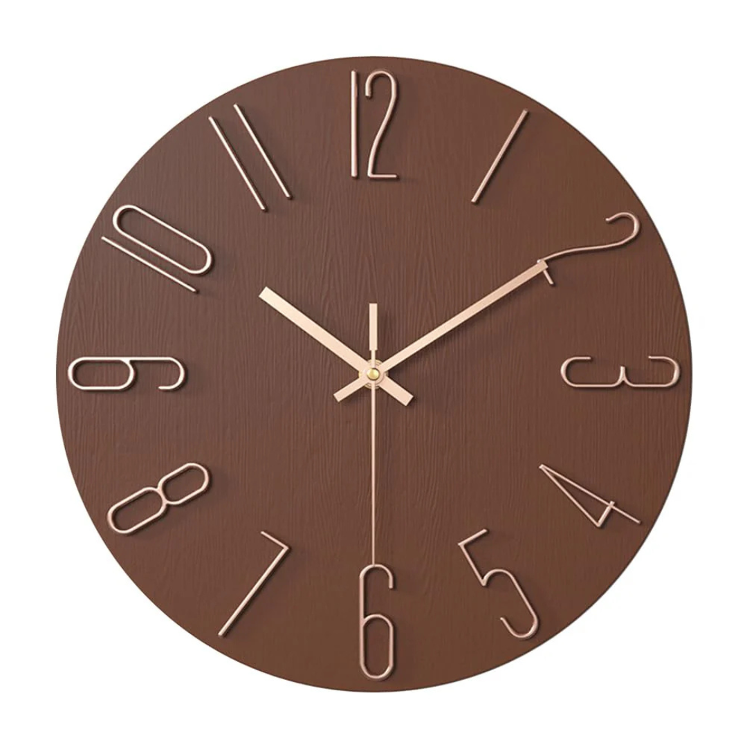 BowLift | Designer wall clock for the living room with a simple form and style