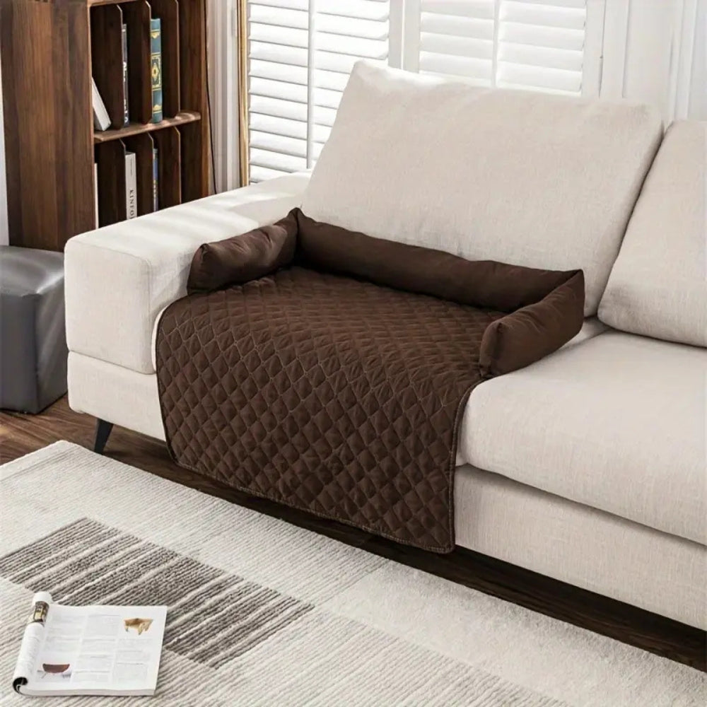 BowLift | Bolstered Quilted Pet Sofa Protector