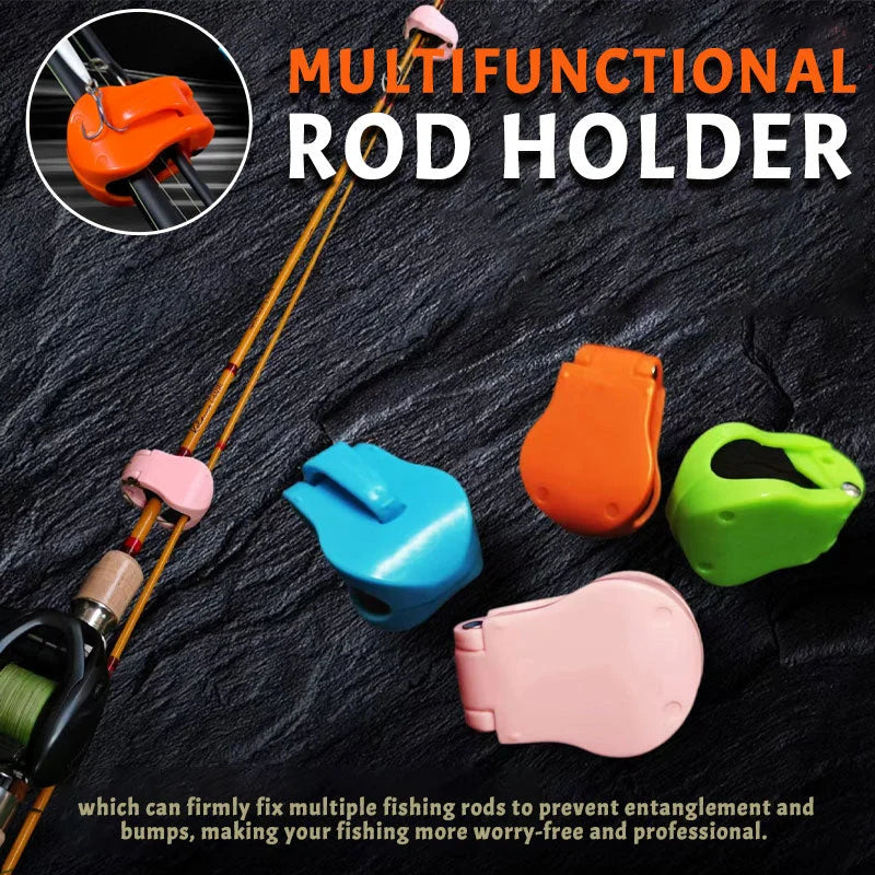 BowLift | Fishing Rod Holder Strap | Multi-Rod Organizer | Elastic Anti-Slip Storage & Transport