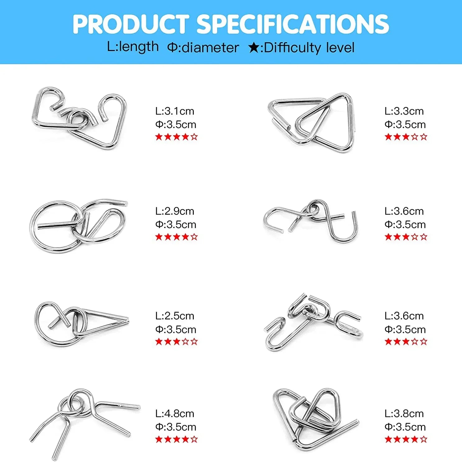 BowLift | Disentanglement Iron Link Unlock Interlock Game