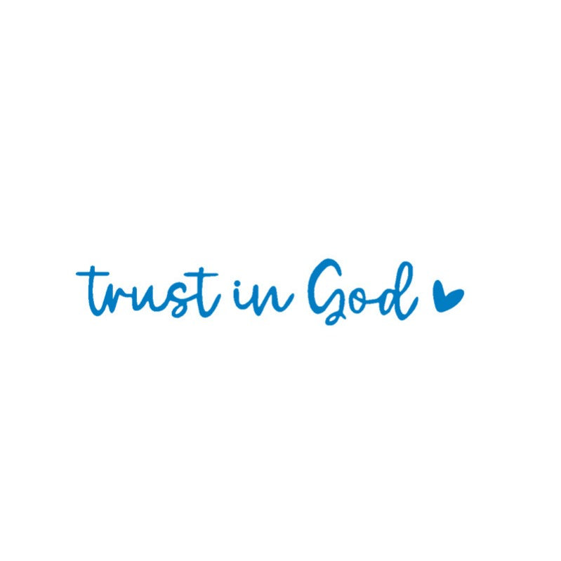 BowLift | “Trust in God” Rear-View Mirror Decal