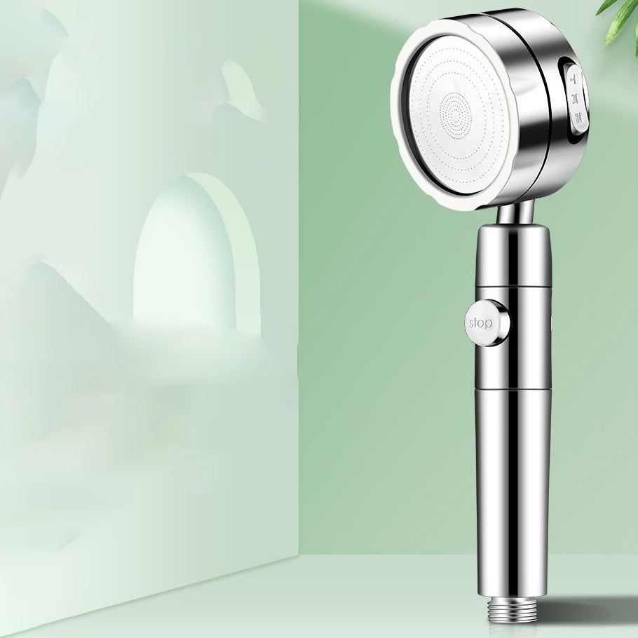 BowLift | Modern Handheld Showerhead 3 Spray Round Metal Shower Heads