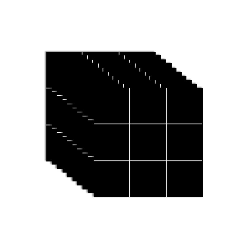 BowLift | Plastic Square Peel & Stick Mosaic Tile Grid for Backsplash