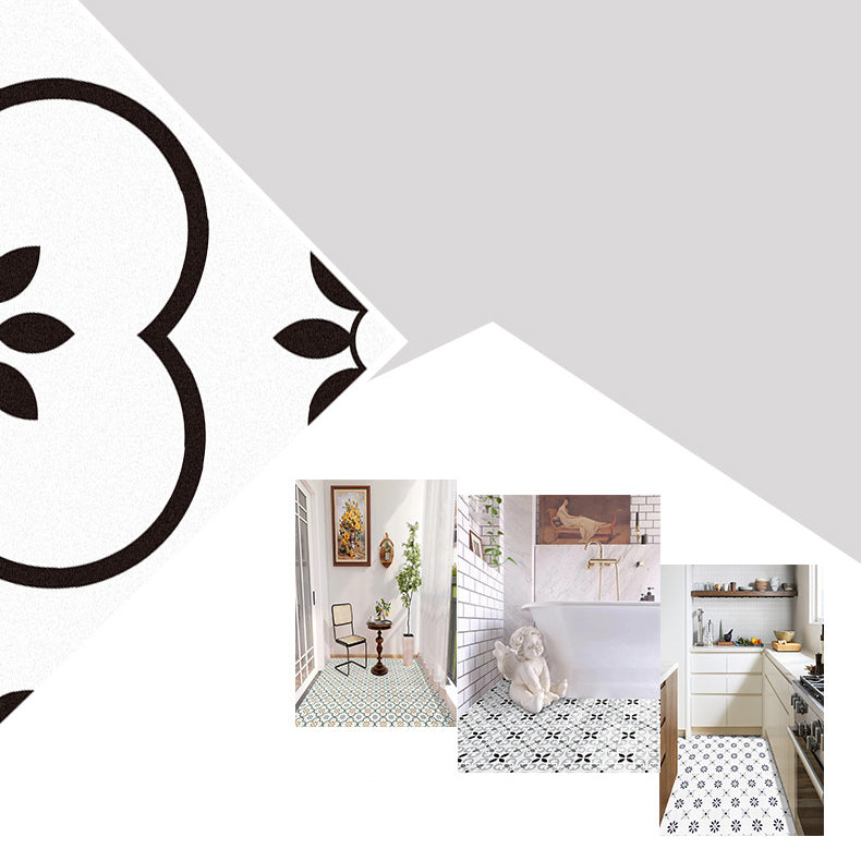 BowLift | Plastic Peel & Stick Tile Square Print Field Tile for Kitchen and Bathroom
