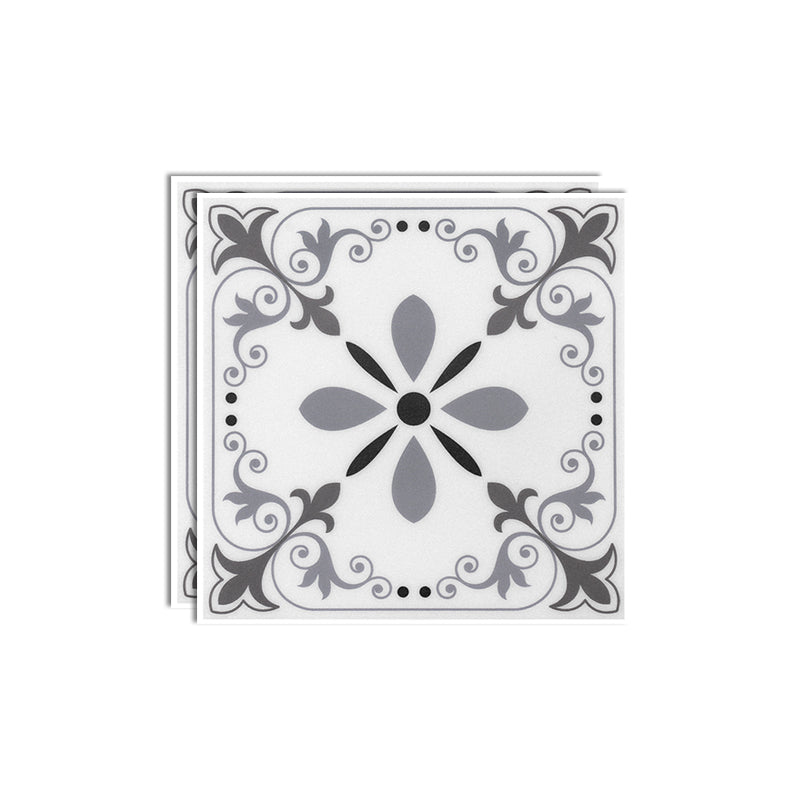 BowLift | Plastic Peel & Stick Tile Square Print Field Tile for Kitchen and Bathroom