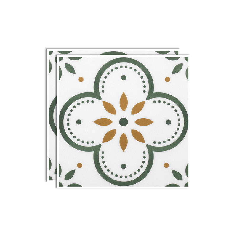 BowLift | Plastic Peel & Stick Tile Square Print Field Tile for Kitchen and Bathroom