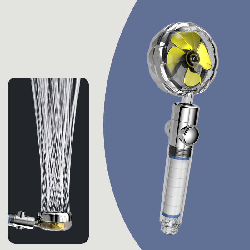 BowLift | Contemporary Hand Shower Round Plastic Hand Shower with Adjustable Spray Pattern