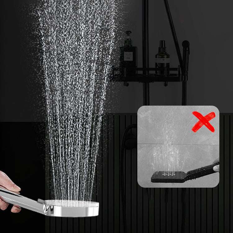 BowLift | Plastic Hand Shower Round Handheld Shower Head with Adjustable Spray Pattern