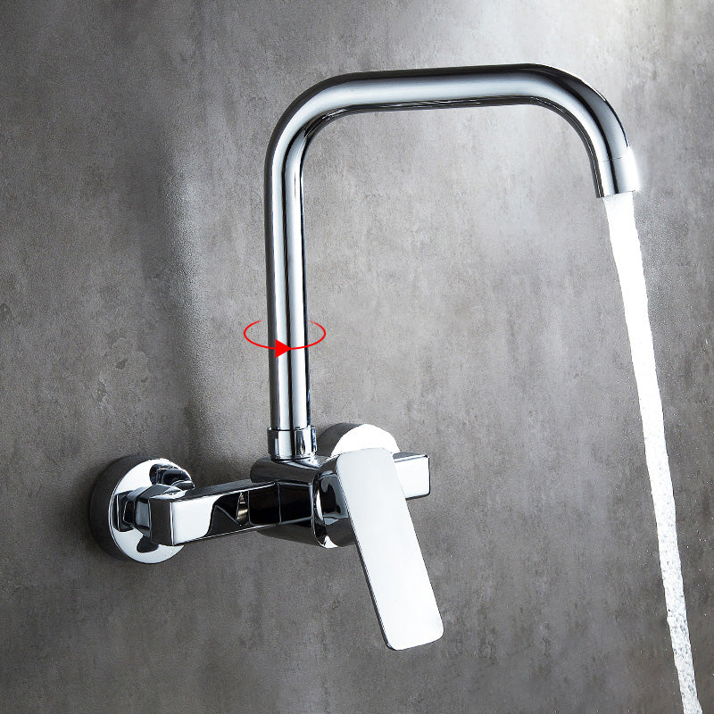BowLift | Center connection basin mixer single lever swivel spout center connection fitting