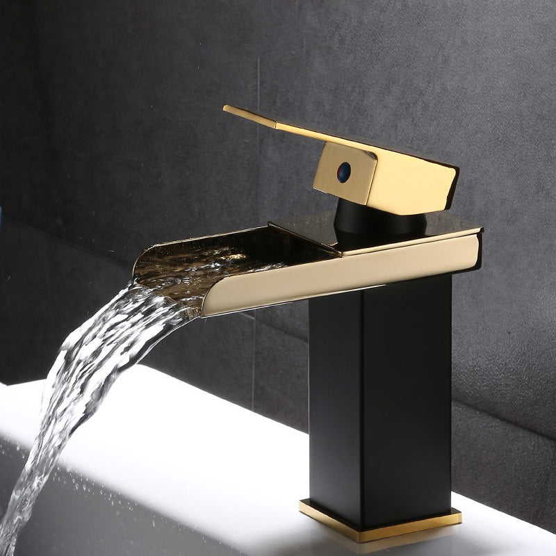 BowLift | Basin Waterfall Outlet Single Lever Tap with LED Light