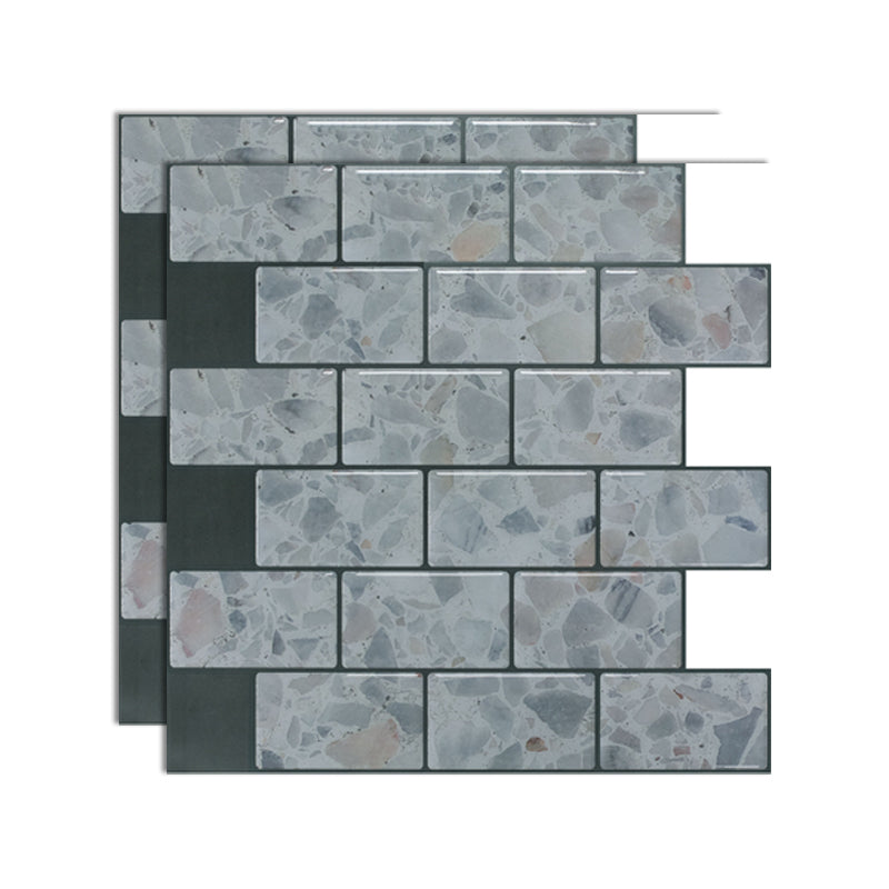 BowLift | Square Peel-and-Stick Tiles Plastic Indoor Peel & Stick Subway Tile