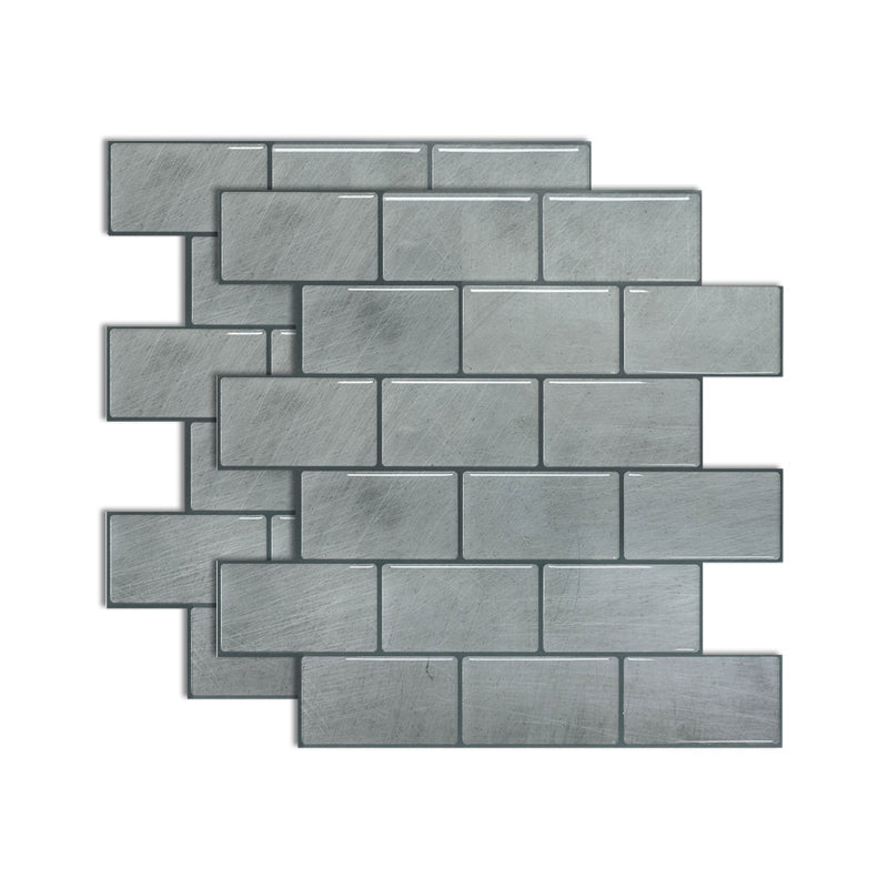 BowLift | Square Peel-and-Stick Tiles Plastic Indoor Peel & Stick Subway Tile
