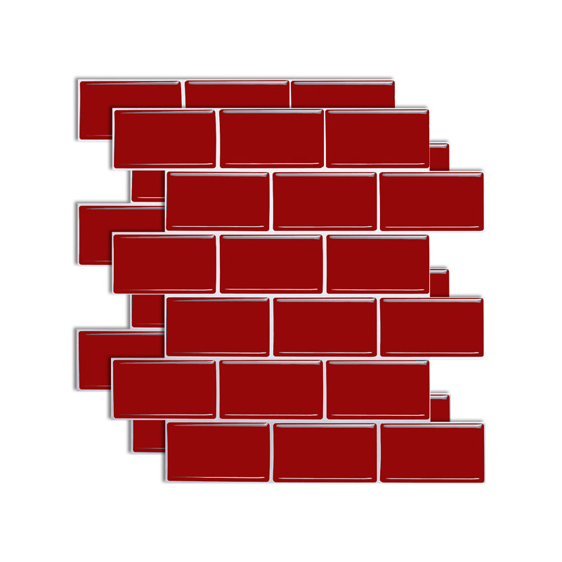 BowLift | Square Peel-and-Stick Tiles Plastic Indoor Peel & Stick Subway Tile