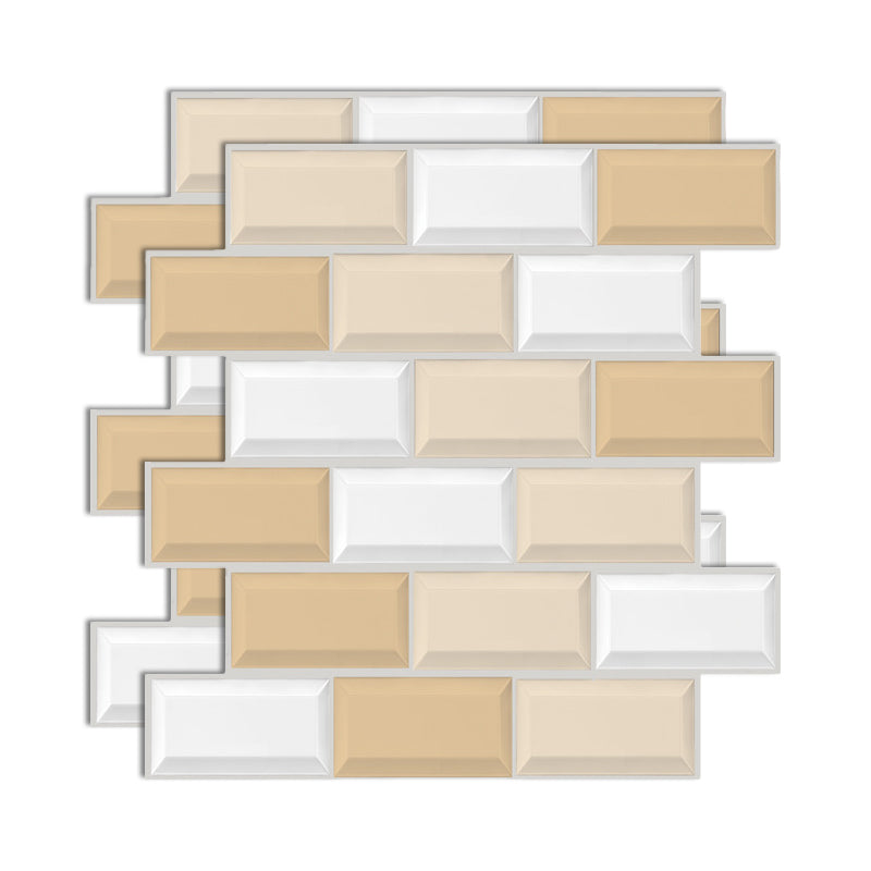 BowLift | Plastic Peel & Stick Subway Tile 3D Subway Tile with Anti-Slip Surface