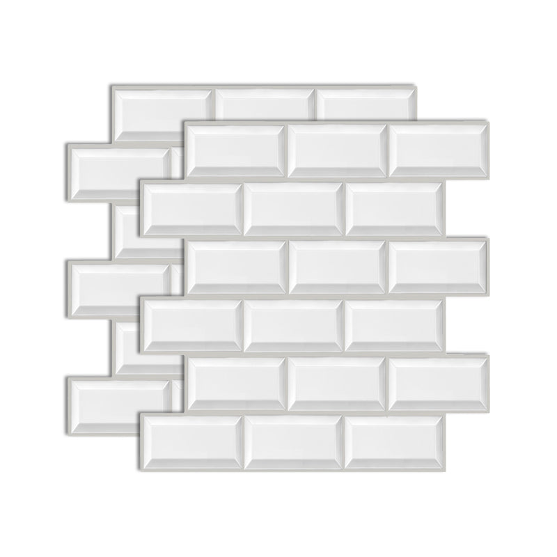 BowLift | Plastic Peel & Stick Subway Tile 3D Subway Tile with Anti-Slip Surface
