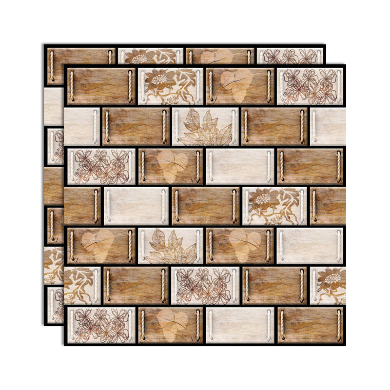 BowLift | Plastic Peel & Stick Subway Tile 3D Subway Tile with Anti-Slip Surface