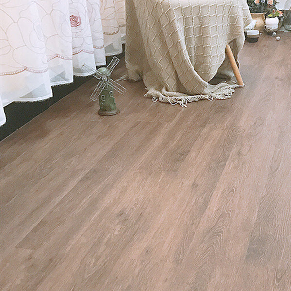 BowLift | Smooth PVC Flooring Peel and Stick Wood Look Rectangular Vinyl Floor