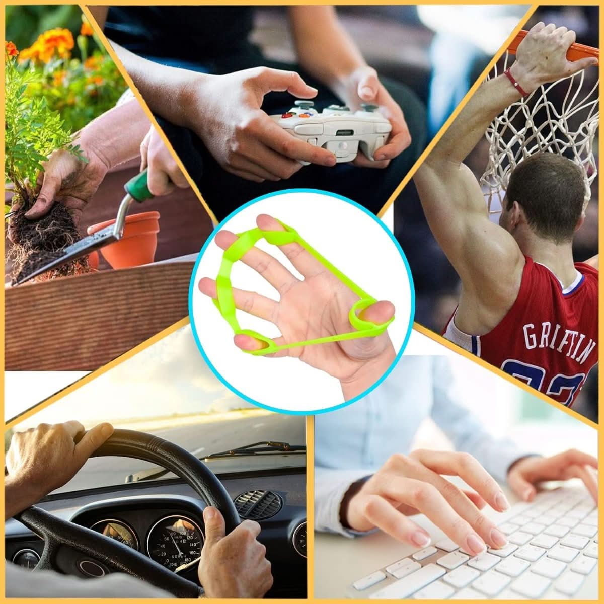 BowLift | 6-piece hand strengthener set to strengthen grip strength & relieve pain