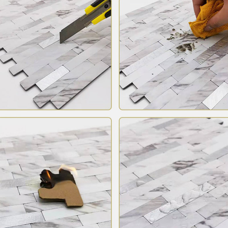 BowLift | Waterproof Peel & Stick Subway Tile Square Subway Tile Wallpaper