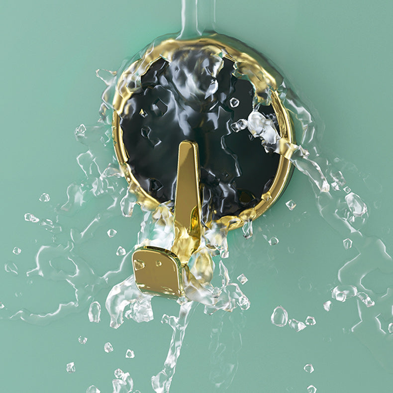 BowLift | Contemporary 8-piece bathroom set 2.91 inch high bathrobe hooks