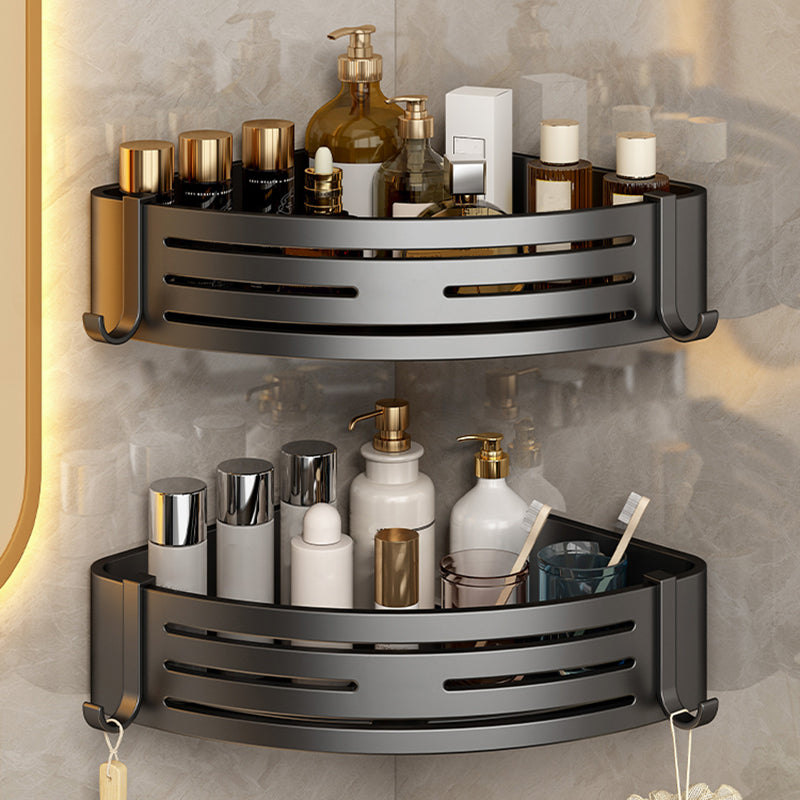 BowLift | 3-piece bathroom accessory set Contemporary aluminum bathroom shelf